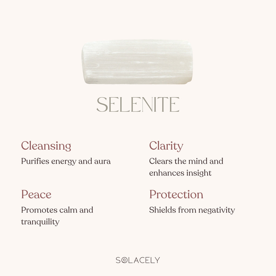 Selenite Raw Stones with spiritual benefits