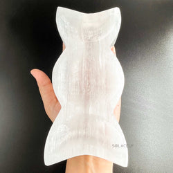 Selenite Three Moon Bowl