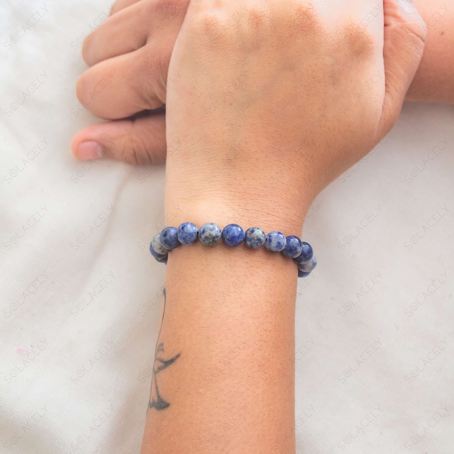 sodalite bead bracelet