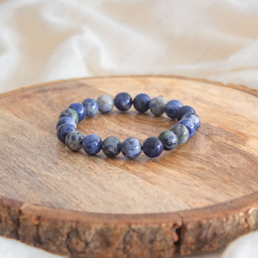 sodalite 8mm crystal bracelet