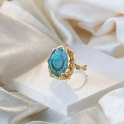 solar quartz ring