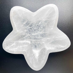 star shaped selenite bowl