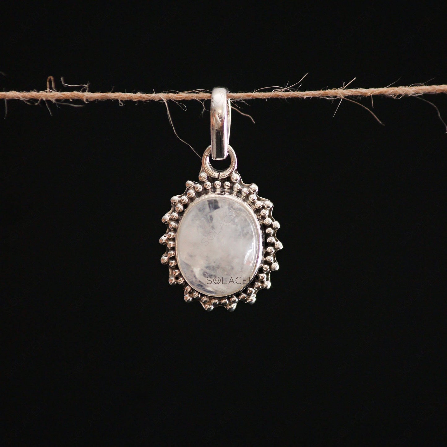 sterling silver moonstone