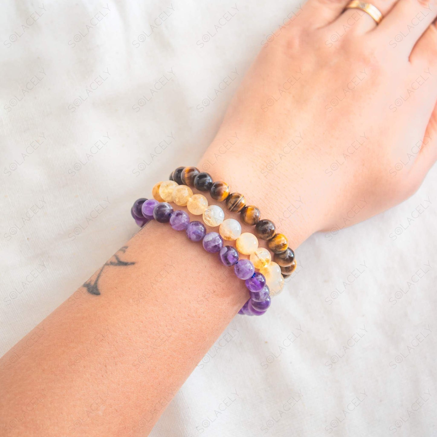 8mm bead study bracelet sets