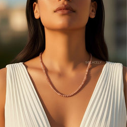 Sunstone Beaded Necklace