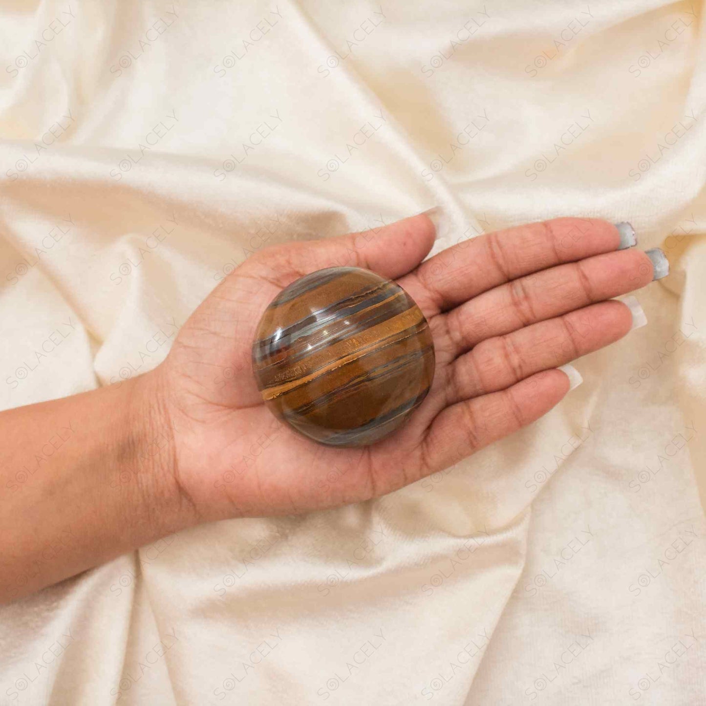 tiger eye sphere ball