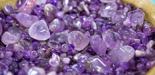 Amethyst tumbles