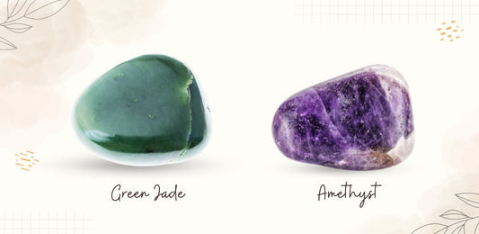 Green Jade And Amethyst