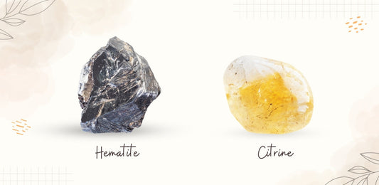 Hematite And Citrine