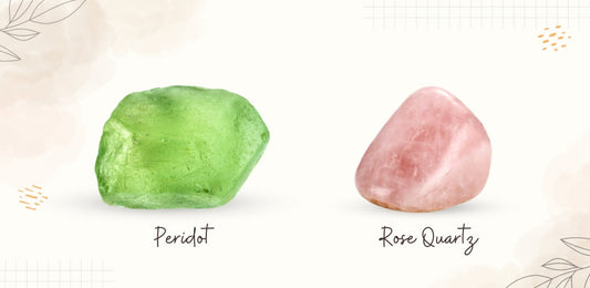 Peridot and Rose Quartz