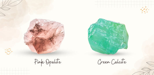 Pink Opalite And Green Calcite