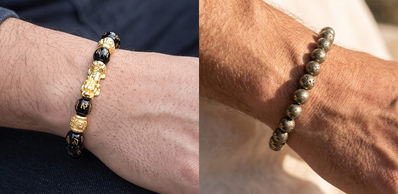 Pixiu bracelet versus wealth bracelets
