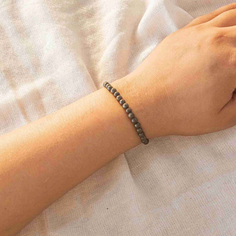 pyrite bracelet bead size guide