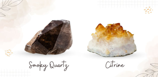Smoky Quartz and Citrine