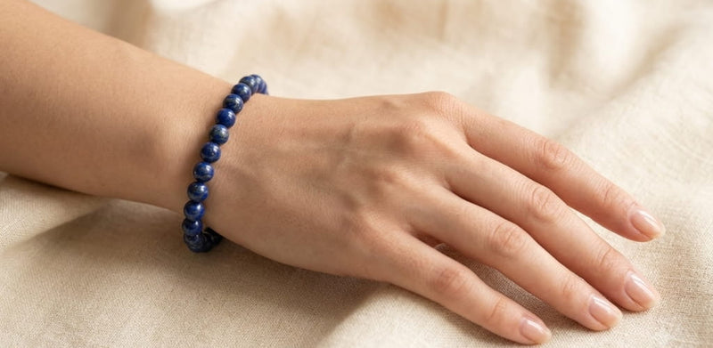 Which hand to wear lapis lazuli bracelet