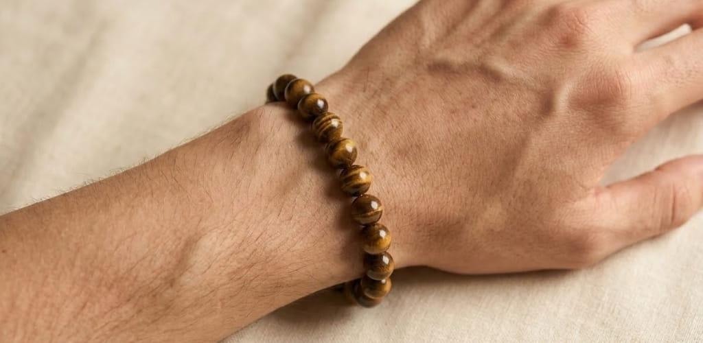 Which hand to wear tigers eye bracelet