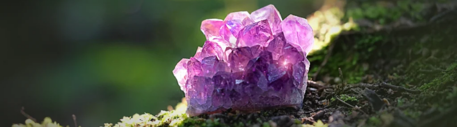 Natural amethyst crystals, the calm and clarity stone at Solacely