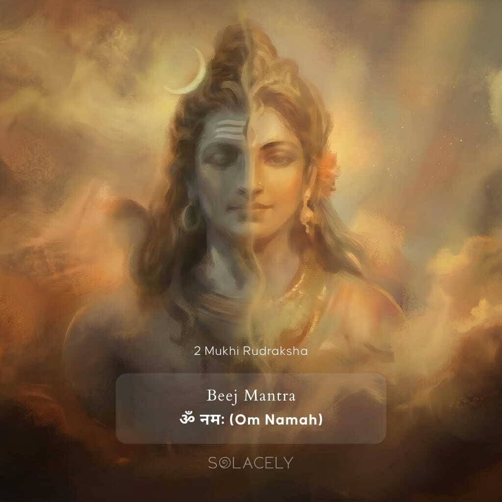 2 Mukhi Rudraksha beej mantra