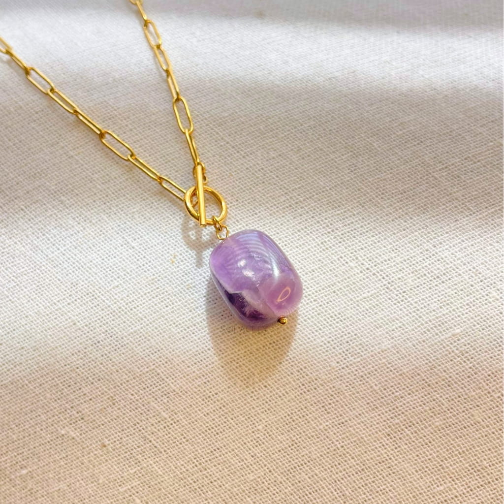 Amethyst Tumble Necklace