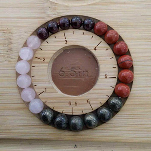 Citrine and rose quartz bracelet in a Solacely gift box
