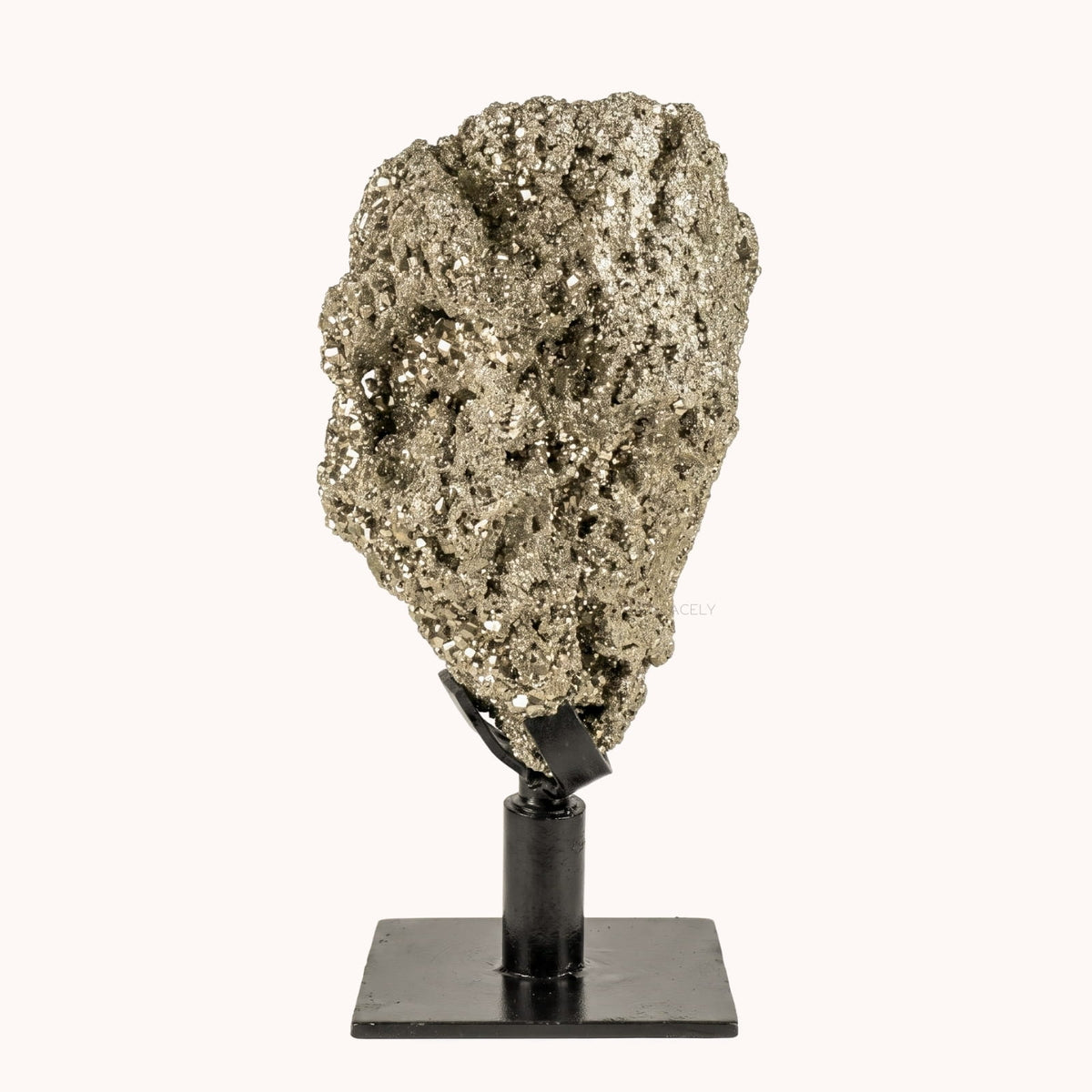 Golden Ground Peruvian Pyrite Cluster