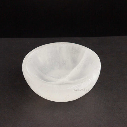 4 inch selenite gemstone bowl