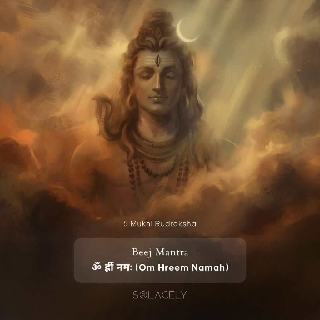 5 Mukhi Rudraksha beej mantra