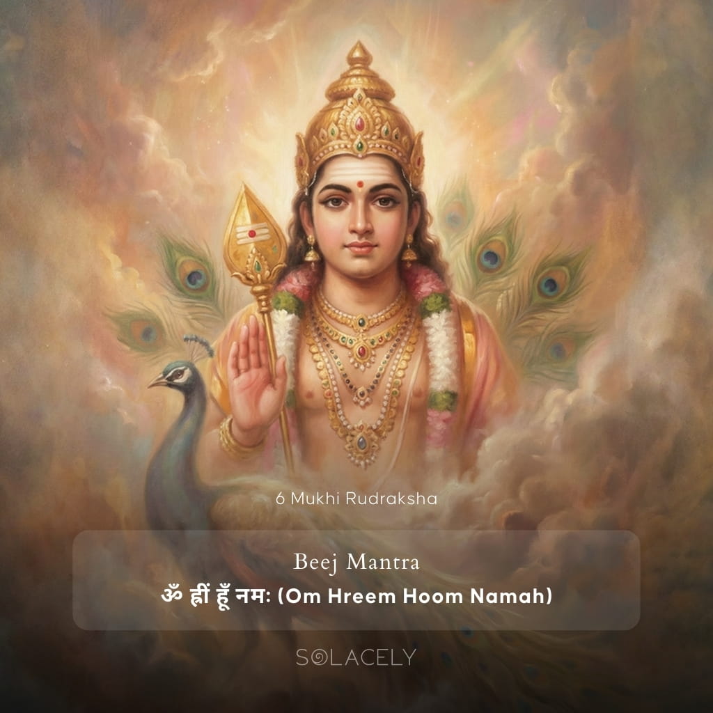 6 Mukhi Rudraksha beej mantra