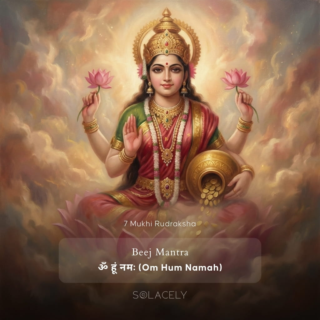 7 Mukhi Rudraksha beej mantra