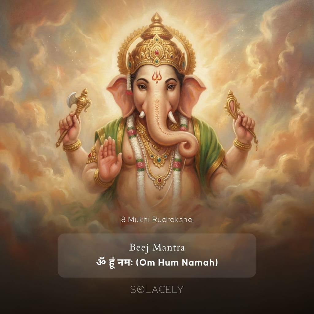 8 Mukhi Rudraksha beej mantra