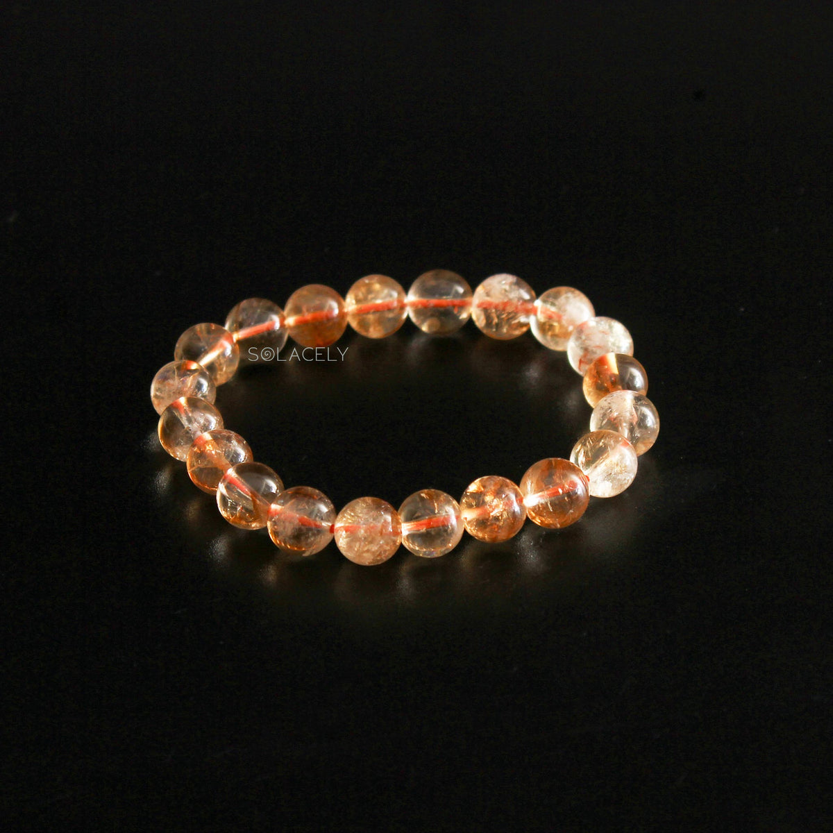 Citrine Beaded Bracelet