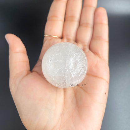 Glass-like crystal sphere