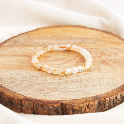 6mm Citrine Crystal Bracelet