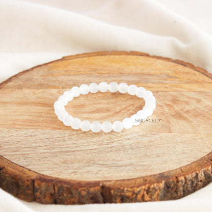 Selenite Bracelet for Aura Cleansing