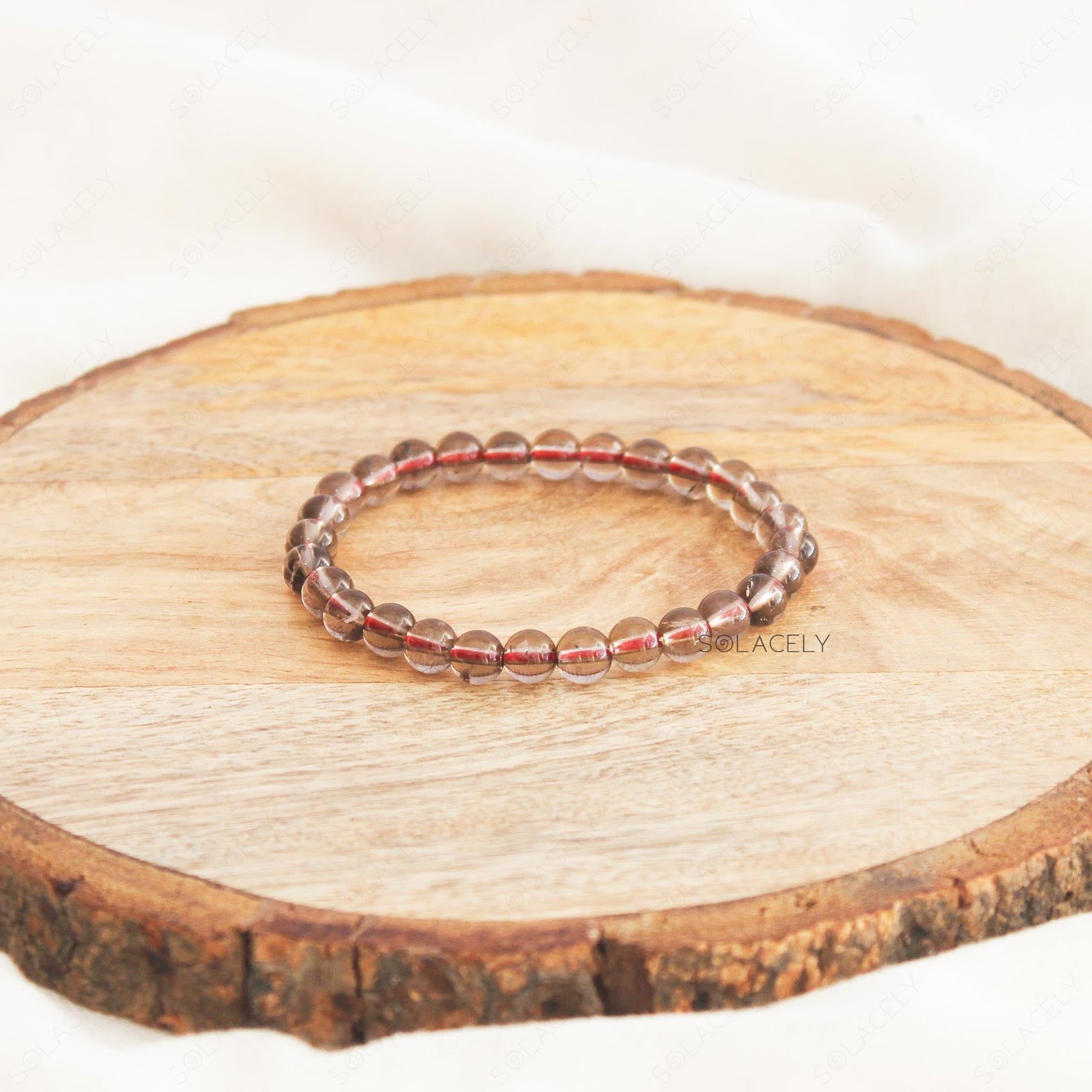 Smoky Quartz Crystal Beads