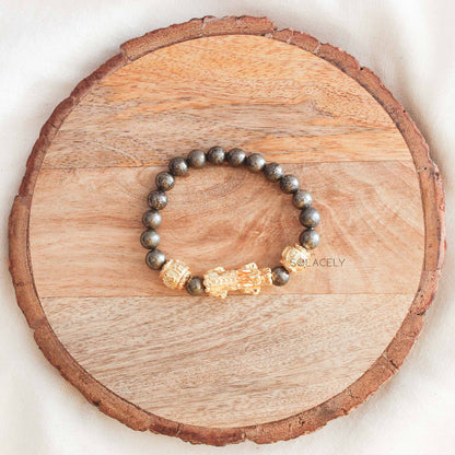 Pixiu Protection and Wealth Bracelet