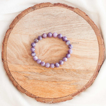 Lepidolite Bracelet for Calm Energy