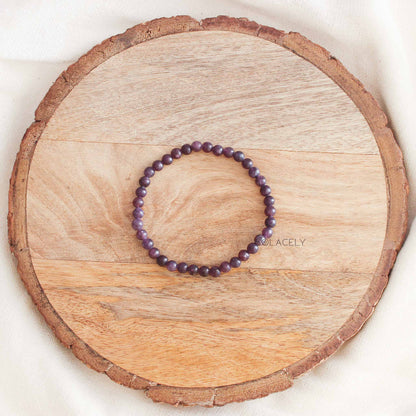 Soft Purple Lepidolite Bracelet