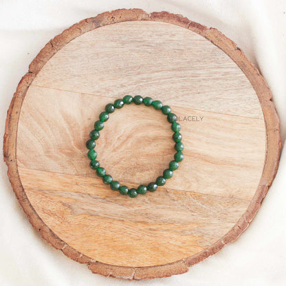6mm Green Jade Beads