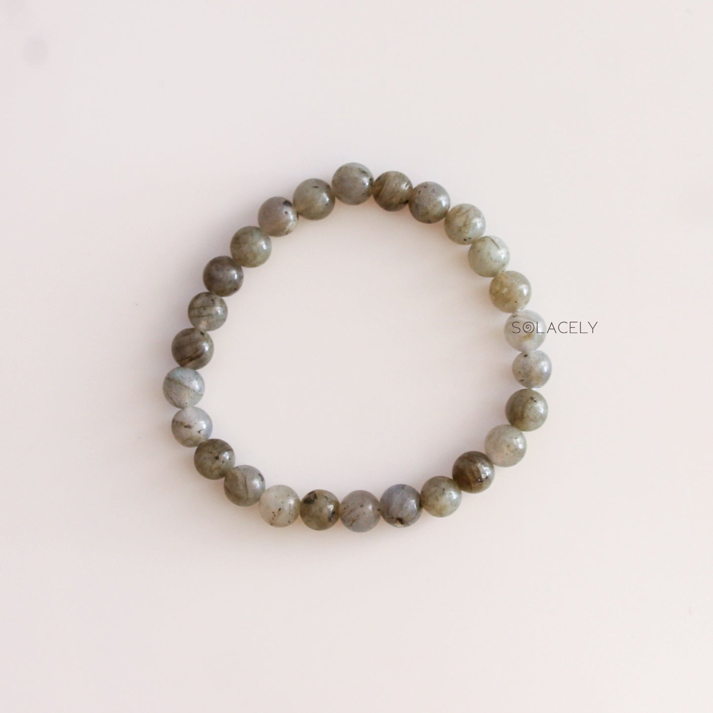 Healing labradorite beaded bracelet