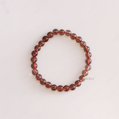6mm Smoky Quartz Bracelet
