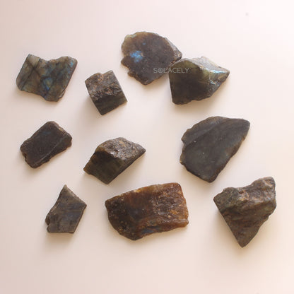 Labradorite Raw Stones - 250g