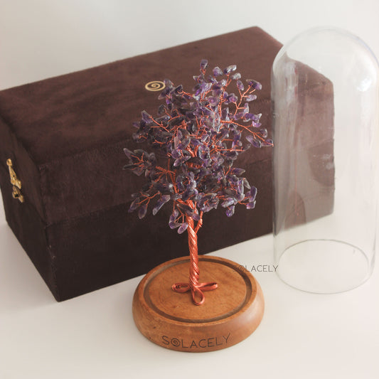 Healing Crystal Tree in Glass Jar – 350 Beads