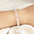 Selenite And Clear Quartz Bracelet - 6mm Beads