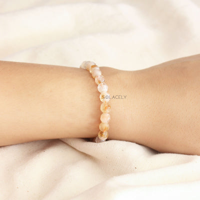 Yellow Citrine Stone Bracelet
