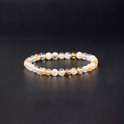 Citrine Bracelet - 4mm Beads