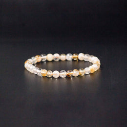 Citrine Bracelet - 4mm Beads