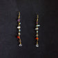 Seven Chakra Gold plated Earring