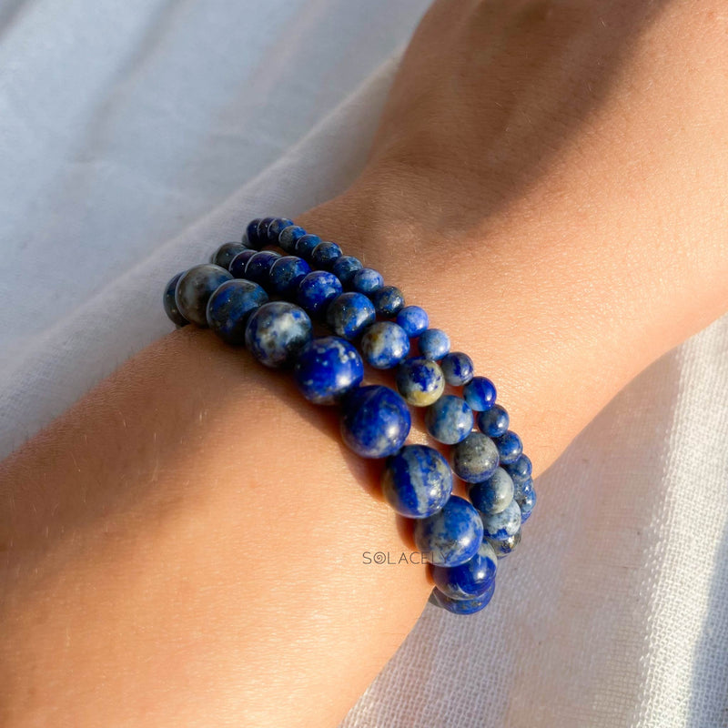 Lapis Lazuli Beaded Bracelet