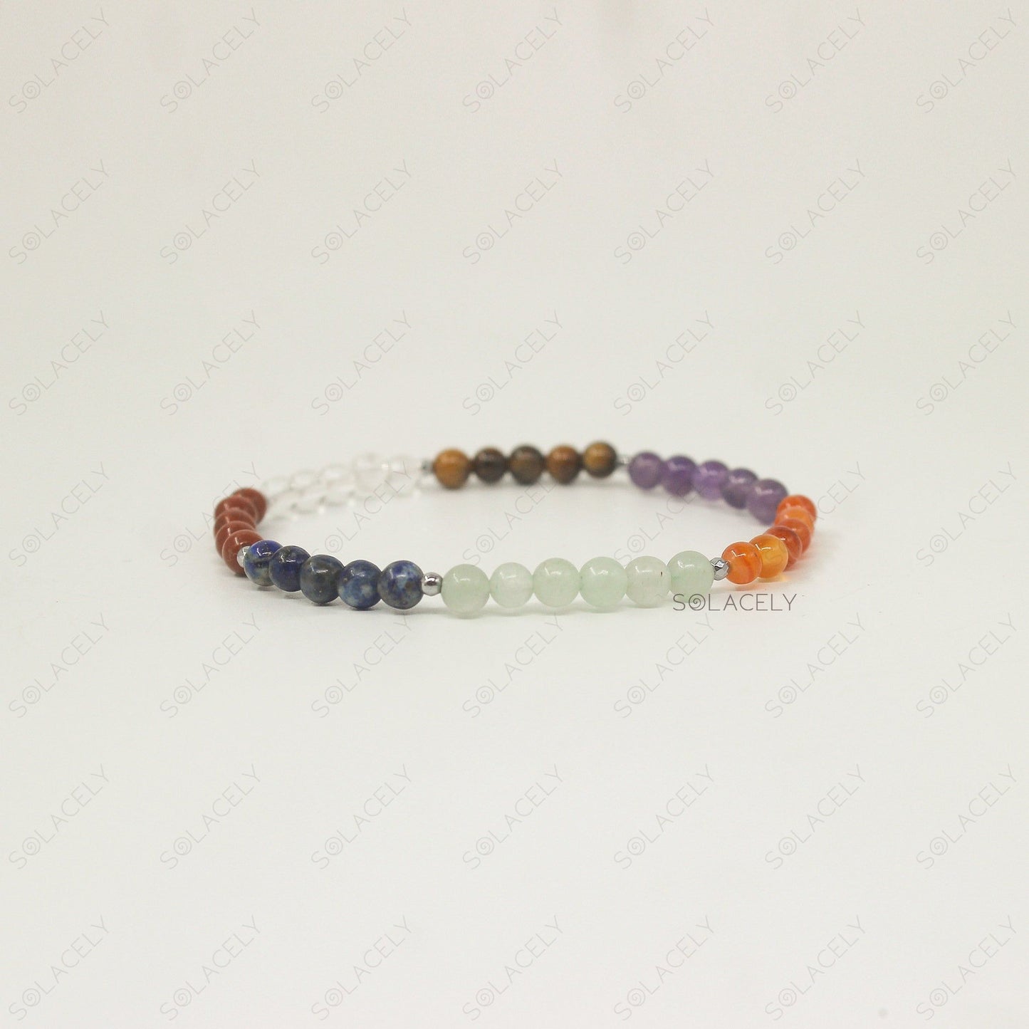 Seven Chakra Bracelet - 4mm Beads